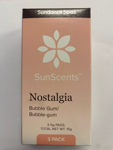 NEW Sundance SunScent Nostalgia Bubble-Gum 3 Pad Pack